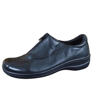 Cobbie Cuddlers Dorah Women Casual Shoes Size 8 Wide Walking Black Leather